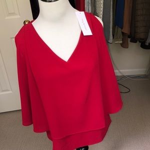 NWT Mary and Mable Red Blouse